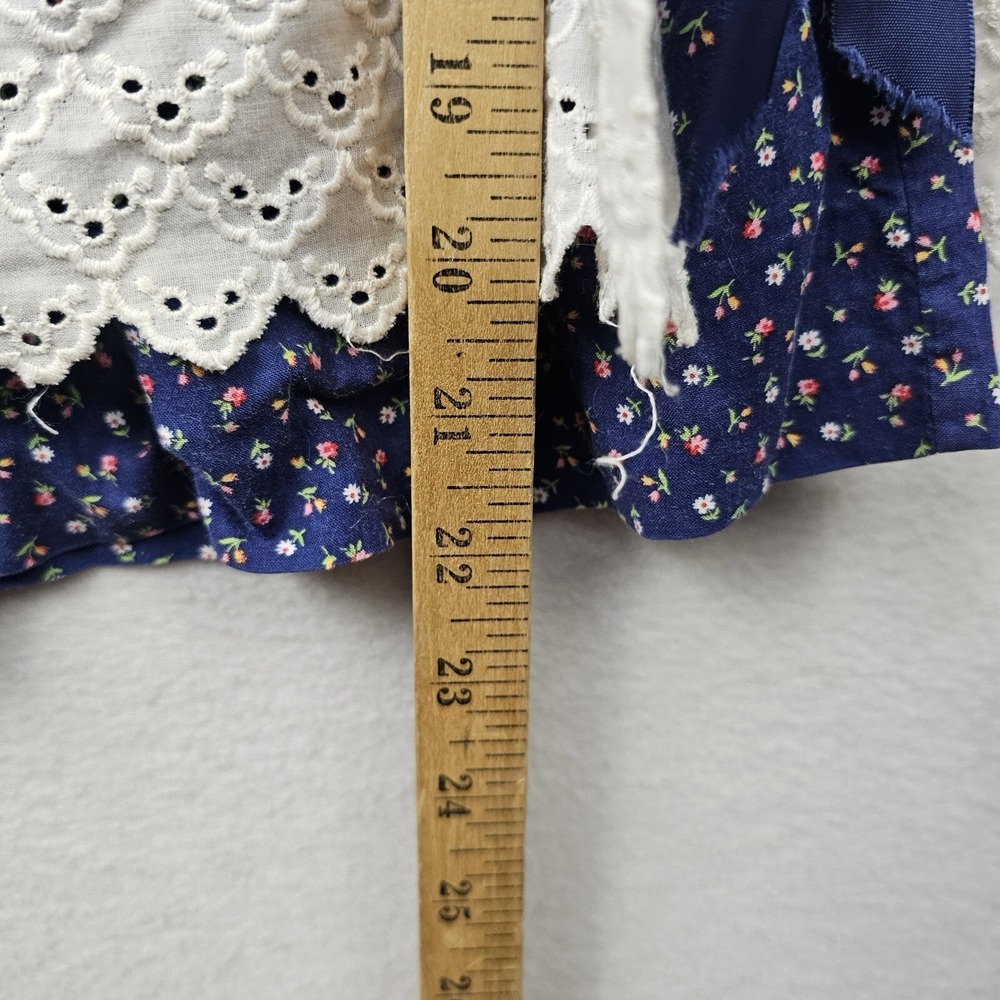 Winnie The Pooh Dress Girls Size 6 Blue White Vintage Defects In Photos - Picture 6 of 7